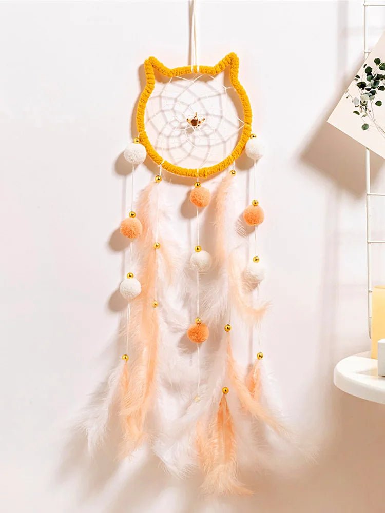 Dream Catcher Hand - woven Outdoor Garden Wind Chimes Pink Feather Bedroom Hanging Ornaments Wall Decor Birthday Christmas Gifts - Fiesta VelloreDream Catcher Hand - woven Outdoor Garden Wind Chimes Pink Feather Bedroom Hanging Ornaments Wall Decor Birthday Christmas GiftsFiesta VelloreFiesta Vellore175212243;20251225;1766621657fUKD3Orange CatSaa76ed8b65384994a515e4debad15fd23