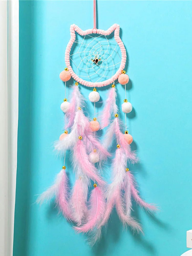 Dream Catcher Hand - woven Outdoor Garden Wind Chimes Pink Feather Bedroom Hanging Ornaments Wall Decor Birthday Christmas Gifts - Fiesta VelloreDream Catcher Hand - woven Outdoor Garden Wind Chimes Pink Feather Bedroom Hanging Ornaments Wall Decor Birthday Christmas GiftsFiesta VelloreFiesta Vellore175212240;20251225;1766621657O5KkMOrange With LightS1023d648dbcc4b9580423a12a4f049a2x
