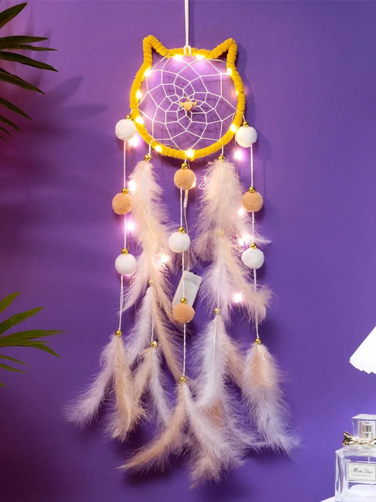 Dream Catcher Hand - woven Outdoor Garden Wind Chimes Pink Feather Bedroom Hanging Ornaments Wall Decor Birthday Christmas Gifts - Fiesta VelloreDream Catcher Hand - woven Outdoor Garden Wind Chimes Pink Feather Bedroom Hanging Ornaments Wall Decor Birthday Christmas GiftsFiesta VelloreFiesta Vellore175212240;20251225;1766621657O5KkMOrange With LightS587e0991d2c74861b3252f61f9cbdfbbX