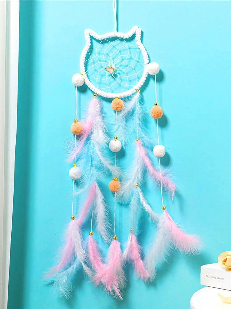 Dream Catcher Hand - woven Outdoor Garden Wind Chimes Pink Feather Bedroom Hanging Ornaments Wall Decor Birthday Christmas Gifts - Fiesta VelloreDream Catcher Hand - woven Outdoor Garden Wind Chimes Pink Feather Bedroom Hanging Ornaments Wall Decor Birthday Christmas GiftsFiesta VelloreFiesta Vellore175212240;20251225;1766621657O5KkMOrange With LightSb10db15ede06439fbd9c0aa7acc613e5f