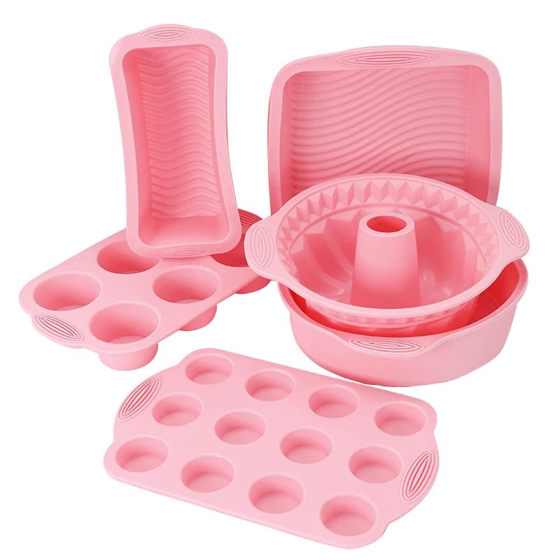 FAIS DU Pink Nonstick Silicone Bakeware Set Baking Cake Pan for Pastry Cake Muffin Cupcake Bread Molds Baking Accessories Tools - Fiesta VelloreFAIS DU Pink Nonstick Silicone Bakeware Set Baking Cake Pan for Pastry Cake Muffin Cupcake Bread Molds Baking Accessories ToolsFiesta VelloreFiesta Vellore175212762;20251225;1766621677GjePtSETSbd5227754e8a40489222ed87833736bez