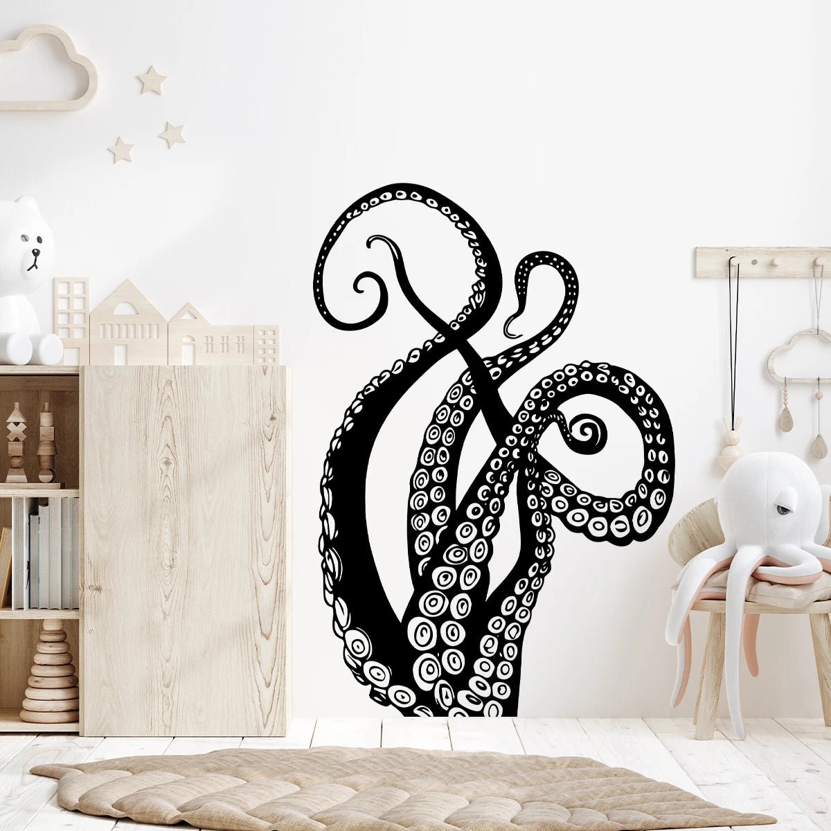 Funny Octopus Tentacles Silhouettes Wall Stickers for Living Room Background Bedroom Decoration Wall Decals Home Decor - Fiesta VelloreFunny Octopus Tentacles Silhouettes Wall Stickers for Living Room Background Bedroom Decoration Wall Decals Home DecorFiesta VelloreFiesta Vellore175212237;20251225;17666216571jHwwblackS458f825b25974eb2b3dd6de12bc9fa5d3