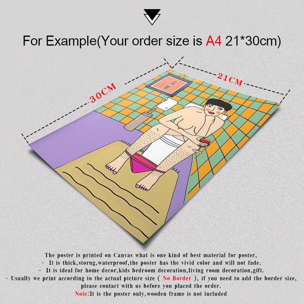 Girl Nipples Boho Bathroom Illustration Posters Abstract Minimalist Wall Art Canvas Prints Painting Modern Decorative Pictures - Fiesta VelloreGirl Nipples Boho Bathroom Illustration Posters Abstract Minimalist Wall Art Canvas Prints Painting Modern Decorative PicturesFiesta VelloreFiesta Vellore175213547;20251225;1766621681Pk5fgWHITEChina Mainland20x25cm no frameHcb6d2982d0634ab8b64ac897dc153e5aS