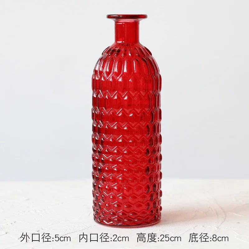 Glass Vase Living Room Decoration Small Fresh Flower Vases For Homes Table Bedroom Decor Modern Terrarium Home Accessories - Fiesta VelloreGlass Vase Living Room Decoration Small Fresh Flower Vases For Homes Table Bedroom Decor Modern Terrarium Home AccessoriesFiesta VelloreFiesta Vellore175212246;20251225;1766621657tjEhRA RedS2473173a4d1b4484a79116d3e6cfe958g