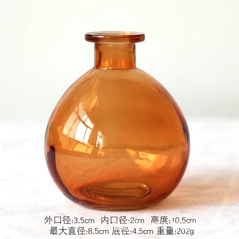 Glass Vase Living Room Decoration Small Fresh Flower Vases For Homes Table Bedroom Decor Modern Terrarium Home Accessories - Fiesta VelloreGlass Vase Living Room Decoration Small Fresh Flower Vases For Homes Table Bedroom Decor Modern Terrarium Home AccessoriesFiesta VelloreFiesta Vellore175212249;20251225;1766621657tgUgnB OrangeS872d3d168cd94d83a488929bf369891eB