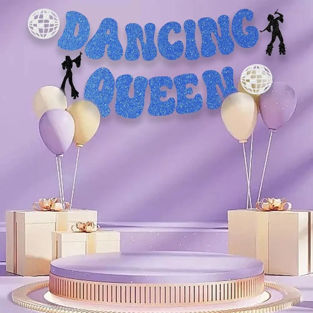 Glitter Dancing Queen Party Decorations,Blue Dancing Queen Disco Ball Banner for Mamma Mia Bachelorette Wedding Birthday Party - Fiesta VelloreGlitter Dancing Queen Party Decorations,Blue Dancing Queen Disco Ball Banner for Mamma Mia Bachelorette Wedding Birthday PartyFiesta VelloreFiesta Vellore175214538;20251225;1766621744JVLwAblueS342ad268810f4127a982d56824038b84M