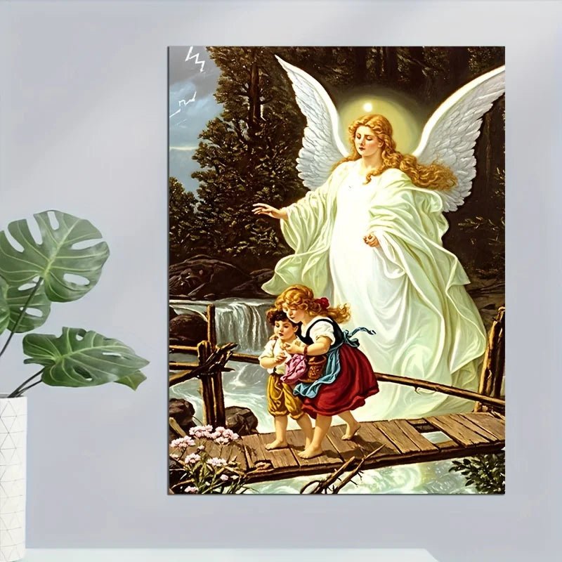 Guardian Angel Art Canvas Print - Religious Theme, Unframed Wall Decor Poster for Living Room, Bedroom, Office, Dining Room - Fiesta VelloreGuardian Angel Art Canvas Print - Religious Theme, Unframed Wall Decor Poster for Living Room, Bedroom, Office, Dining RoomFiesta VelloreFiesta Vellore175212532;20251225;1766621664NDQQXtnb - 25030500017930x40cmS026aabd2565f4685aa17eea96d1605ffE
