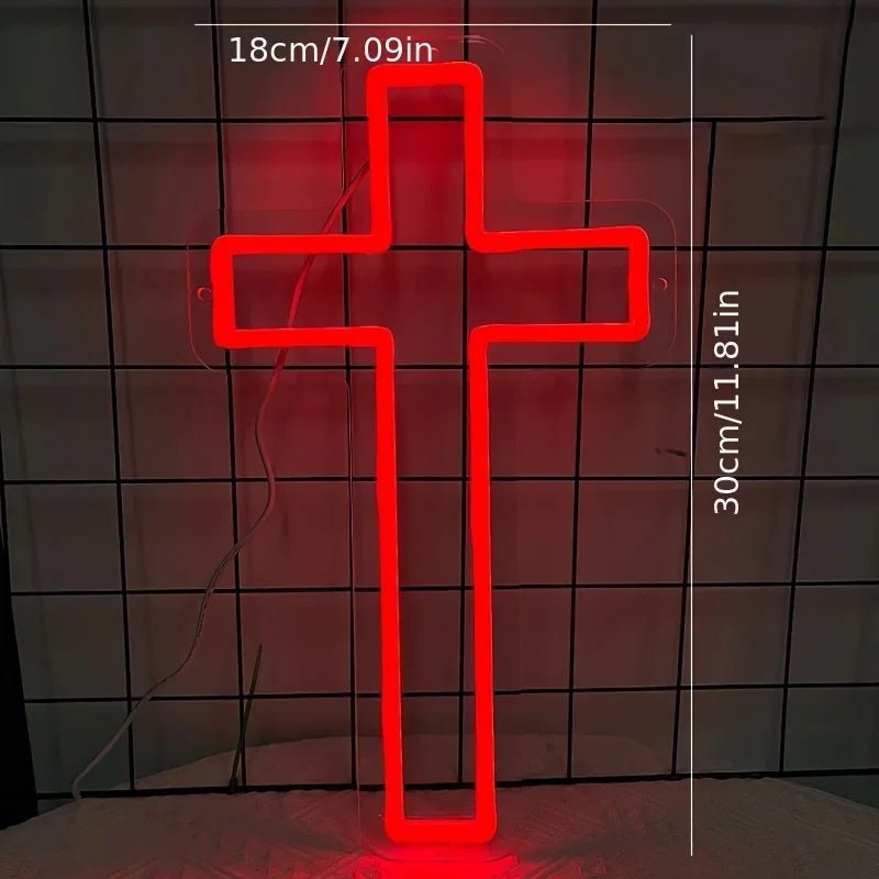 Jesus Cross Neon Sign, Led Signs Cross Decor Art Lamp Light for Wall Decor Bedroom Christian Decor Religious Room Kid Room - Fiesta VelloreJesus Cross Neon Sign, Led Signs Cross Decor Art Lamp Light for Wall Decor Bedroom Christian Decor Religious Room Kid RoomFiesta VelloreFiesta Vellore175212503;20251225;1766621662Ts4jeCold WhiteSdc5f0478ad7146d38b8f4c2d71bcc2e22