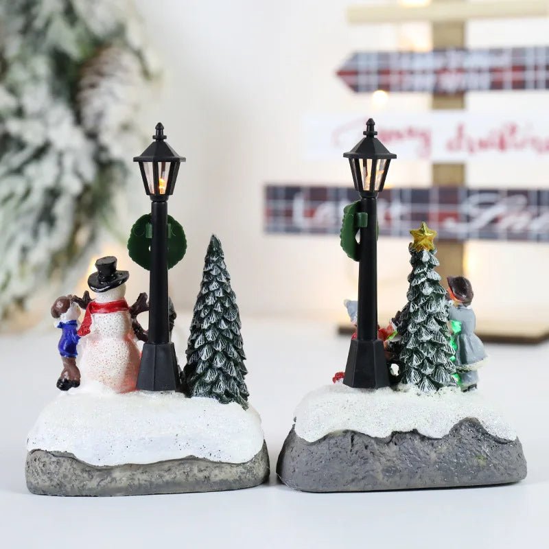 LED Christmas Village Ornaments Microlandscape Resin Figurines Decoration Santa Claus Pine Needles Snow View Holiday Gift - Fiesta VelloreLED Christmas Village Ornaments Microlandscape Resin Figurines Decoration Santa Claus Pine Needles Snow View Holiday GiftFiesta VelloreFiesta Vellore175214630;20251225;17666217467ruv7SnowmanSac49c349f6e449edb6f13a74ab8a0a331