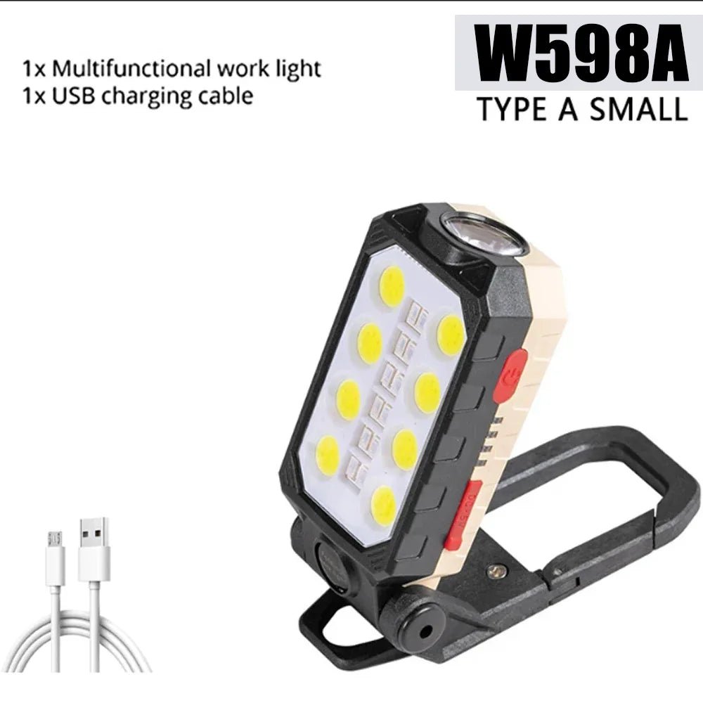 LED COB Work Light Portable Rechargeable Flashlight Magnetic Waterproof Camping Lantern Magnet Design with Power Display - Fiesta VelloreLED COB Work Light Portable Rechargeable Flashlight Magnetic Waterproof Camping Lantern Magnet Design with Power DisplayFiesta VelloreFiesta Vellore175214445;20251225;17666217335jgG1W598AS8495f64a6d6c444e8e35685902804435F