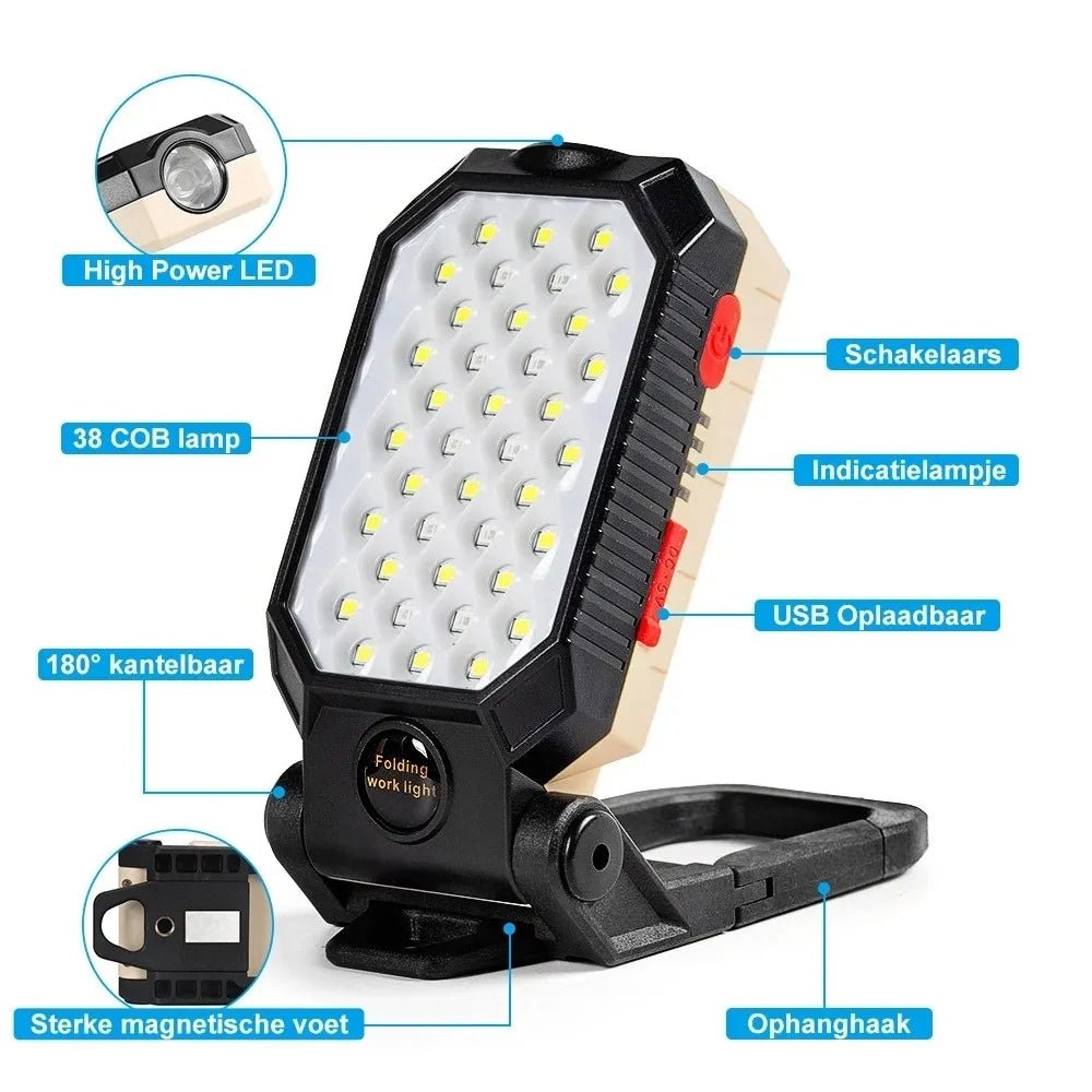 LED COB Work Light Portable Rechargeable Flashlight Magnetic Waterproof Camping Lantern Magnet Design with Power Display - Fiesta VelloreLED COB Work Light Portable Rechargeable Flashlight Magnetic Waterproof Camping Lantern Magnet Design with Power DisplayFiesta VelloreFiesta Vellore175214443;20251225;17666217334cS8CW598BS3a341a152e794d9d9a882ce6e157f90cM