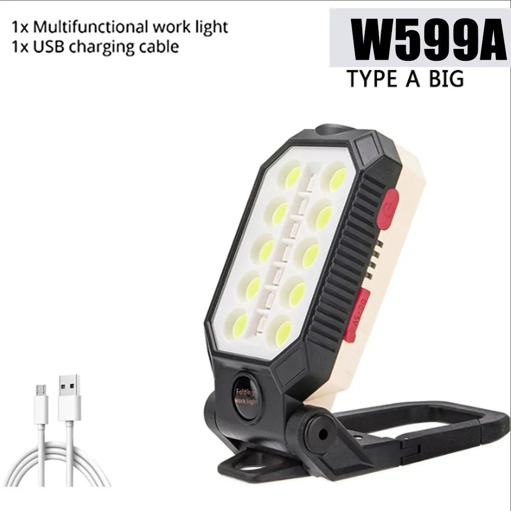 LED COB Work Light Portable Rechargeable Flashlight Magnetic Waterproof Camping Lantern Magnet Design with Power Display - Fiesta VelloreLED COB Work Light Portable Rechargeable Flashlight Magnetic Waterproof Camping Lantern Magnet Design with Power DisplayFiesta VelloreFiesta Vellore175214446;20251225;1766621733mHSCnW599AS4a51c25b3e564db3bb88e6b45842efc9i