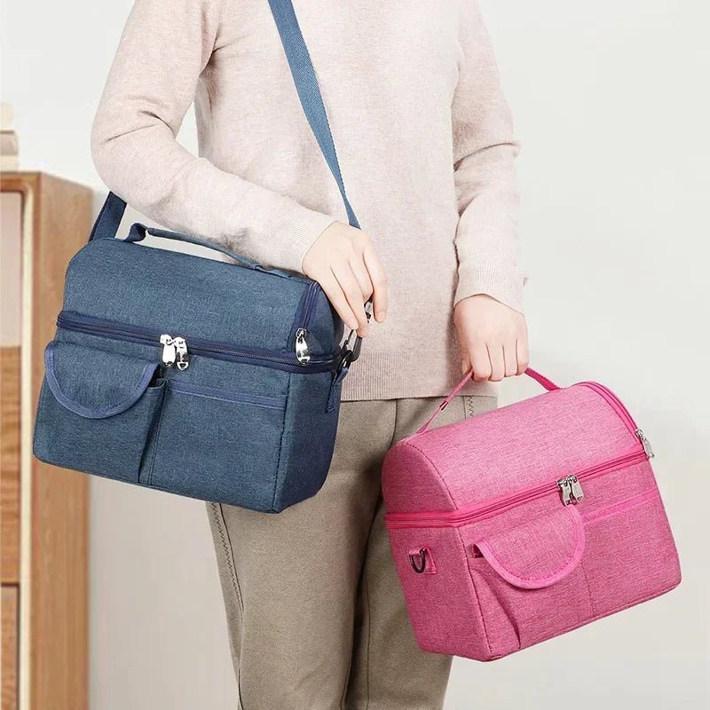 Lunch Bag Reusable Insulated Thermal Bag Women Men Multifunctional 8L Cooler and Warm Keeping Lunch Box Leakproof Waterproof - Fiesta VelloreLunch Bag Reusable Insulated Thermal Bag Women Men Multifunctional 8L Cooler and Warm Keeping Lunch Box Leakproof WaterproofFiesta VelloreFiesta Vellore175190821;20251224;17665998905Nt9bBlackSd26664acf9e64e17878cf1ba70582b14L