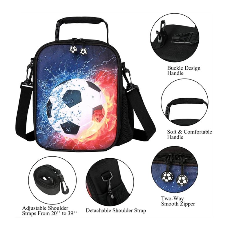 Lunch Boxes for Children Upgrade Insulated Football Lunch Bag Waterproof Reusable Portable Meal Ice Pack for Boys Girl - Fiesta VelloreLunch Boxes for Children Upgrade Insulated Football Lunch Bag Waterproof Reusable Portable Meal Ice Pack for Boys GirlFiesta VelloreFiesta Vellore175190827;20251224;1766599890rlLsKWolf GreyS63611c379eaf4a37b787254290c4ae59h