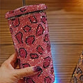Luxury Leopard Print Straw Cup Diamond - studded Tumbler Insulated Stainless Steel Water Bottle Portable Fashion Item Perfect Gift - Fiesta VelloreLuxury Leopard Print Straw Cup Diamond - studded Tumbler Insulated Stainless Steel Water Bottle Portable Fashion Item Perfect GiftFiesta VelloreFiesta Vellore175190931;20251224;17665998917OPI0500 MLPinkSca24f04b672e40e49b3ac81b82a21634J