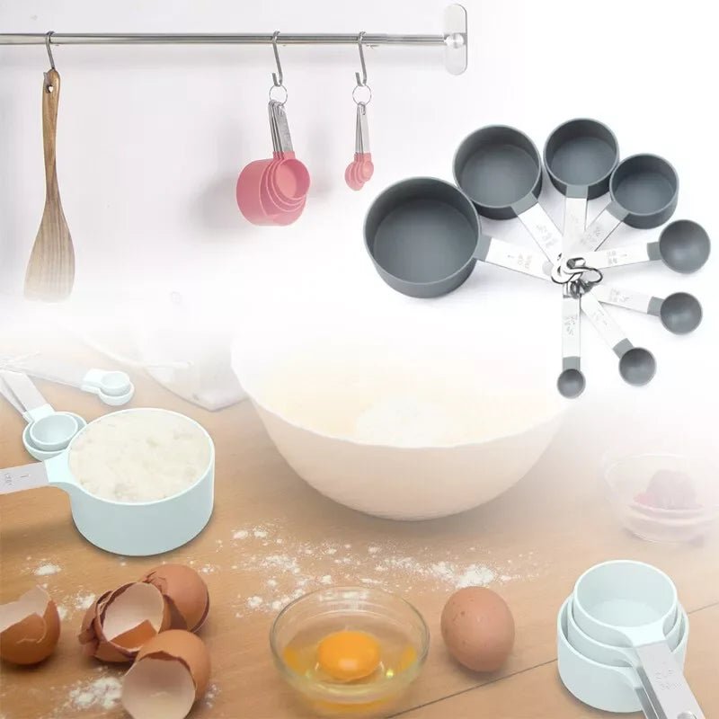 Measuring Spoon and Cup Set Accurate Kitchen Tools for Cooking and Baking Metric and Imperial Measurements Essential for Home - Fiesta VelloreMeasuring Spoon and Cup Set Accurate Kitchen Tools for Cooking and Baking Metric and Imperial Measurements Essential for HomeFiesta VelloreFiesta Vellore175212748;20251225;1766621676JBavX10pcsS091aa5ee843643ffb1062f045a6af61eh