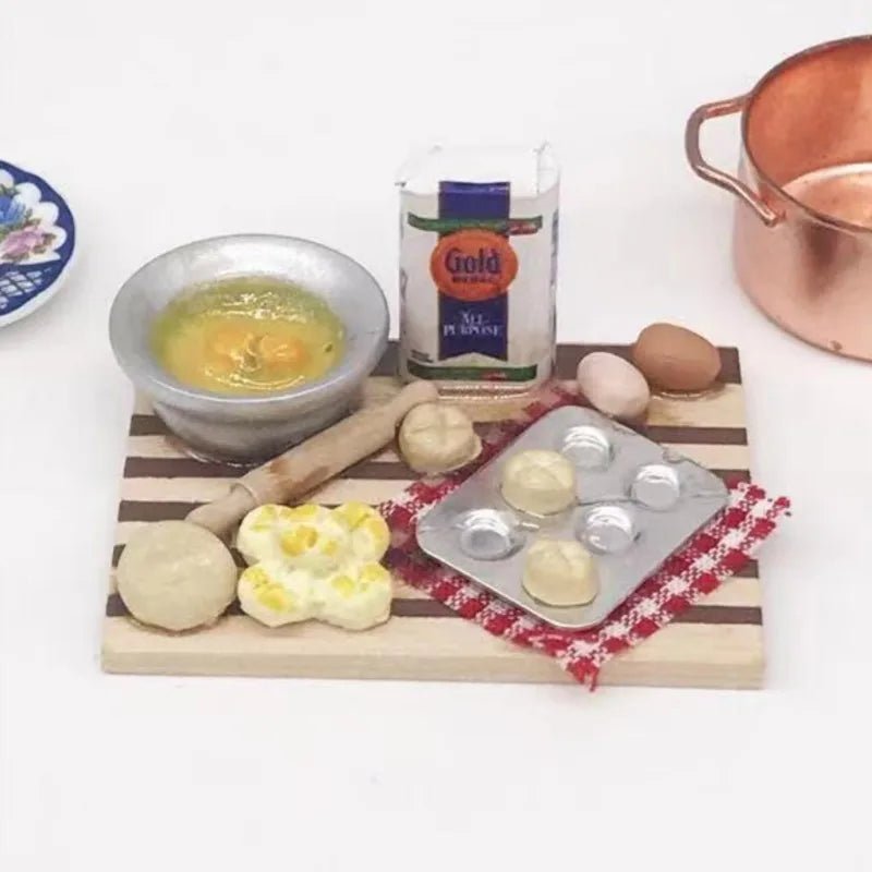 Miniature Baking Set Kitchen Food Play for Dollhouse 1:12 Scale Accessories Mini Food Eggs Milk Bread Model Pretend Play Scene - Fiesta VelloreMiniature Baking Set Kitchen Food Play for Dollhouse 1:12 Scale Accessories Mini Food Eggs Milk Bread Model Pretend Play SceneFiesta VelloreFiesta Vellore175212702;20251225;1766621673eG1odchopping boardSfd8f71b2d6bd4e479ffee440fe9b81925
