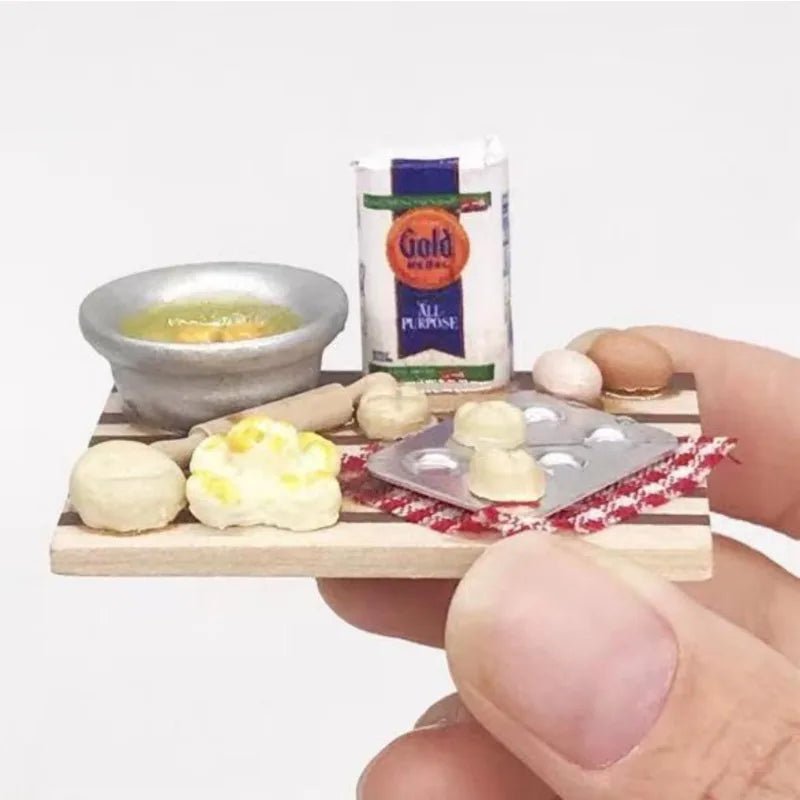 Miniature Baking Set Kitchen Food Play for Dollhouse 1:12 Scale Accessories Mini Food Eggs Milk Bread Model Pretend Play Scene - Fiesta VelloreMiniature Baking Set Kitchen Food Play for Dollhouse 1:12 Scale Accessories Mini Food Eggs Milk Bread Model Pretend Play SceneFiesta VelloreFiesta Vellore175212702;20251225;1766621673eG1odchopping boardS9d7d8e7b5e2c4233aca1564730fcac56F