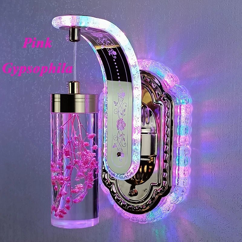 Modern Changeable Colorful Light Color Wall Lamps Pressed Flower Art Home Decoration Sconce Lights LED Acrylic Lampshade Lustres - Fiesta VelloreModern Changeable Colorful Light Color Wall Lamps Pressed Flower Art Home Decoration Sconce Lights LED Acrylic Lampshade LustresFiesta VelloreFiesta Vellore175213102;20251225;1766621681lWcY4Pink Gypsophila3 Light ColorsS0dc8f6eafc474278acca1124b8f5a19fB