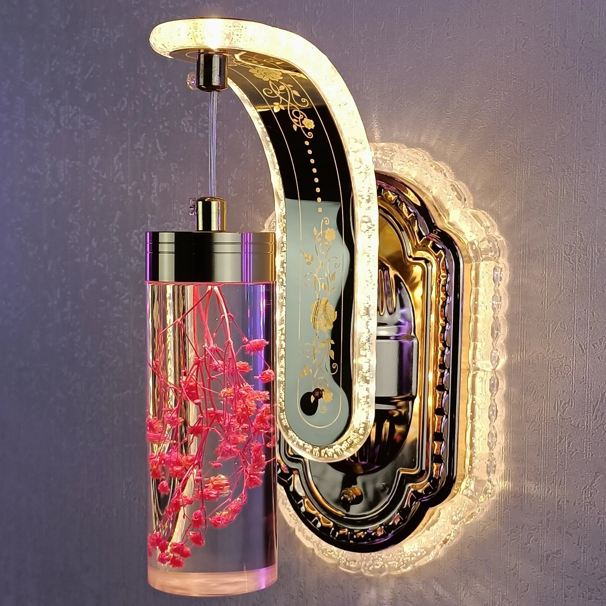 Modern Changeable Colorful Light Color Wall Lamps Pressed Flower Art Home Decoration Sconce Lights LED Acrylic Lampshade Lustres - Fiesta VelloreModern Changeable Colorful Light Color Wall Lamps Pressed Flower Art Home Decoration Sconce Lights LED Acrylic Lampshade LustresFiesta VelloreFiesta Vellore175213100;20251225;1766621681ejx4UYellow Violet3 Light ColorsSb3c4c43107314d80a36281a7bf607f917