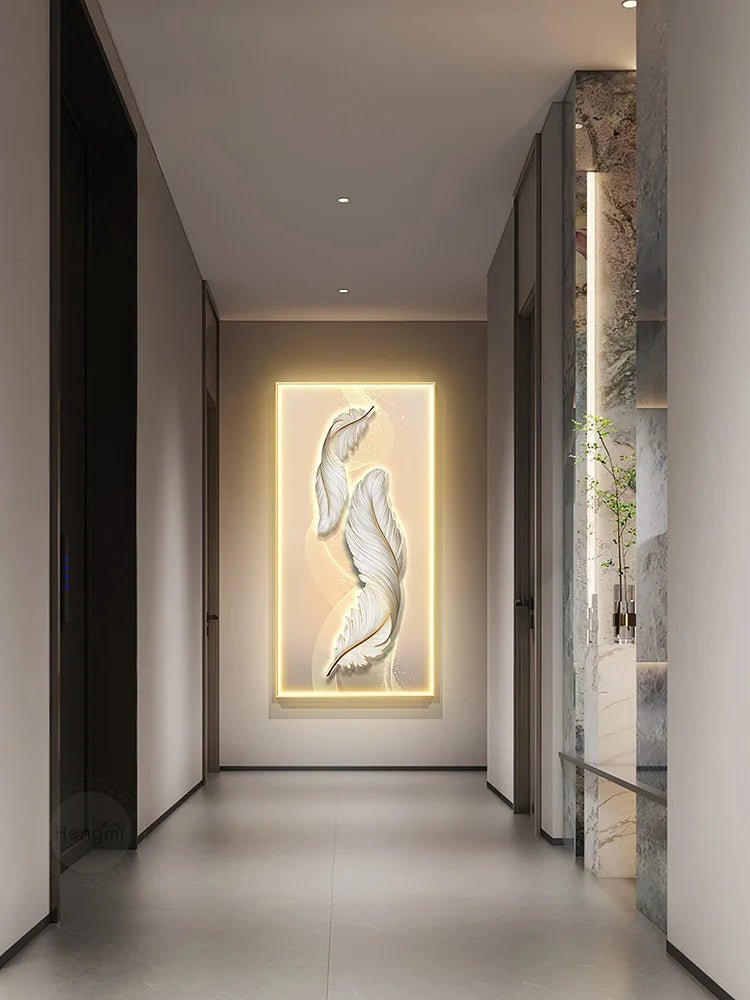 Modern Creative Wall Decoration Feather Art Hanging Painting Remote LED Wall Lamp Bedroom Study Living Room Dining Room Foyer - Fiesta VelloreModern Creative Wall Decoration Feather Art Hanging Painting Remote LED Wall Lamp Bedroom Study Living Room Dining Room FoyerFiesta VelloreFiesta Vellore175212911;20251225;1766621680n52HAH80CM - W40CMStyle DRemote dimming|Gold photo frameSb61774b82ca14379921074a56a9fa5b2U