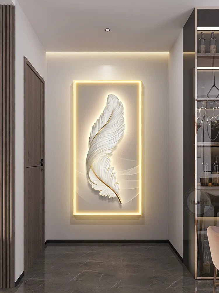 Modern Creative Wall Decoration Feather Art Hanging Painting Remote LED Wall Lamp Bedroom Study Living Room Dining Room Foyer - Fiesta VelloreModern Creative Wall Decoration Feather Art Hanging Painting Remote LED Wall Lamp Bedroom Study Living Room Dining Room FoyerFiesta VelloreFiesta Vellore175212911;20251225;1766621680n52HAH80CM - W40CMStyle DRemote dimming|Gold photo frameS964fd2c0e00b4ea49b4889c3b41efb7dQ