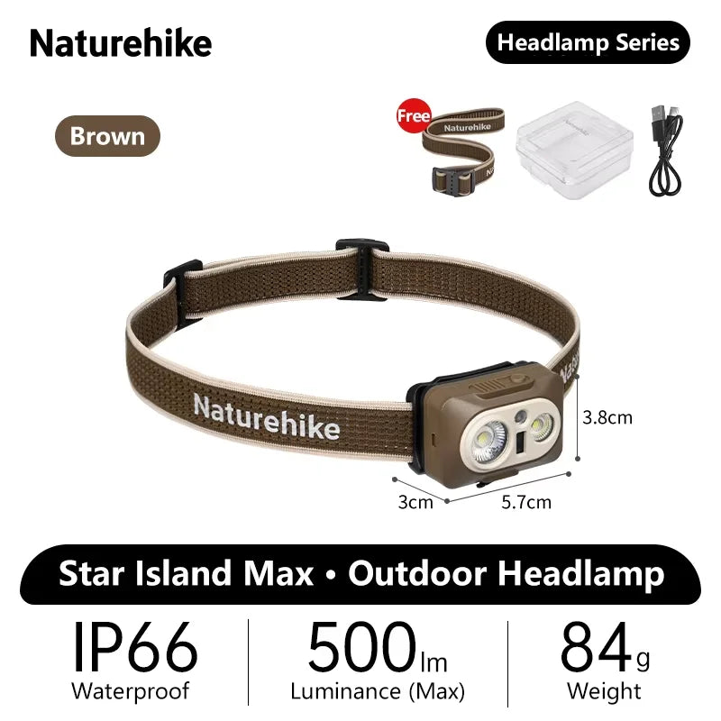 Naturehike Star Island Max Headlamp Outdoor Camping Hiking Fishing Climb Waterproof Sensor Rechargeable Super Bright Headlight - Fiesta VelloreNaturehike Star Island Max Headlamp Outdoor Camping Hiking Fishing Climb Waterproof Sensor Rechargeable Super Bright HeadlightFiesta VelloreFiesta Vellore175214197;20251225;1766621717eCC36Mocha brownChina MainlandS3667a5c098f1461790c7302db6101a34c