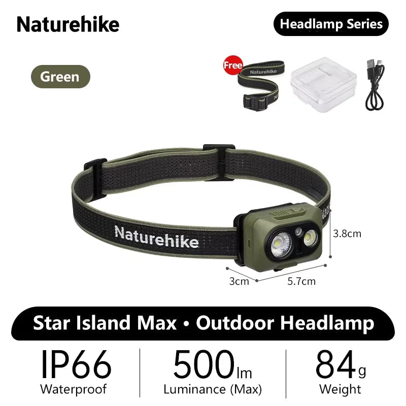 Naturehike Star Island Max Headlamp Outdoor Camping Hiking Fishing Climb Waterproof Sensor Rechargeable Super Bright Headlight - Fiesta VelloreNaturehike Star Island Max Headlamp Outdoor Camping Hiking Fishing Climb Waterproof Sensor Rechargeable Super Bright HeadlightFiesta VelloreFiesta Vellore175214195;20251225;1766621717dgguVMoss greenChina MainlandSeb0e17323b15491e83e1db0e60b765baD