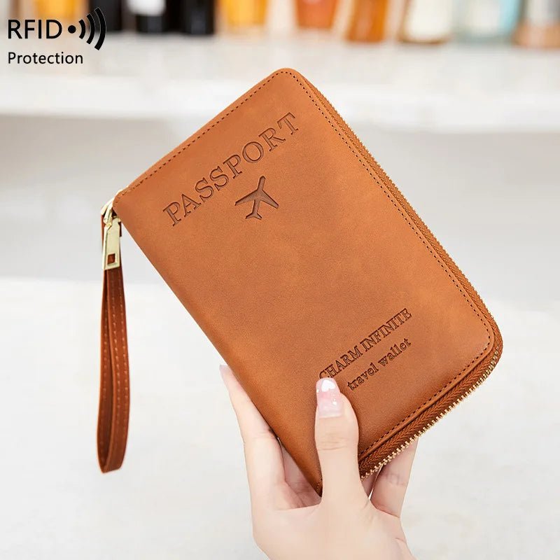 New Leather Passport Cover RFID Blocking Card Holder Zipper Wallet Travel Essentials Phone Bag International Travel Accessories - Fiesta VelloreNew Leather Passport Cover RFID Blocking Card Holder Zipper Wallet Travel Essentials Phone Bag International Travel AccessoriesFiesta VelloreFiesta Vellore175212788;20251225;1766621678zgF3DDark BlueS188c3b0e60ca45c2b5b24f0e7db29c0fs