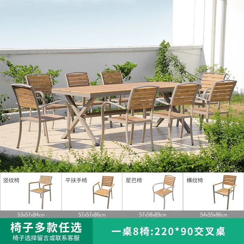 Outdoor tables and chairs courtyard preservative wood garden open - air balcony cafe - Fiesta VelloreOutdoor tables and chairs courtyard preservative wood garden open - air balcony cafeFiesta VelloreFiesta Vellore175214083;20251225;17666217115HTf3ASa9bdbbe42dd943f6bf913314fb3dd650r