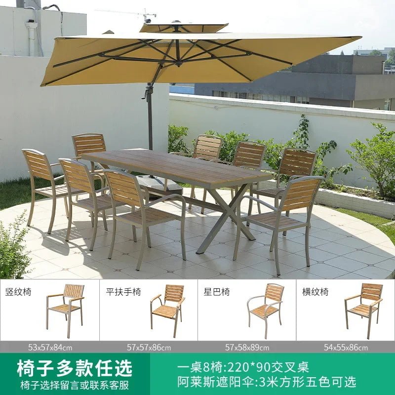 Outdoor tables and chairs courtyard preservative wood garden open - air balcony cafe - Fiesta VelloreOutdoor tables and chairs courtyard preservative wood garden open - air balcony cafeFiesta VelloreFiesta Vellore175214082;20251225;1766621711c21jlBSa536375b3dd54c80894e0b903d7926dfT