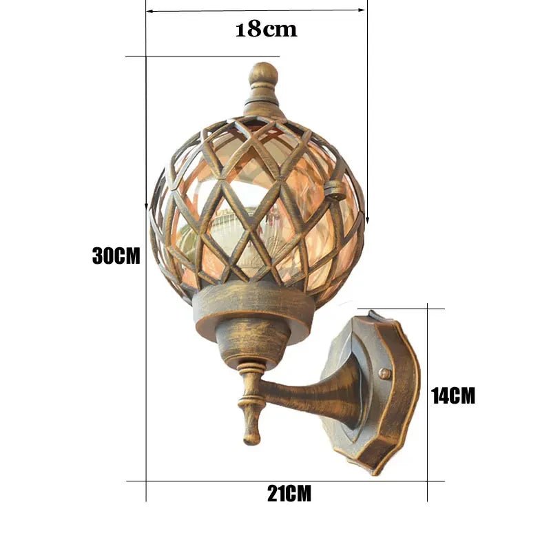 Outdoor wall lamp garden lamp waterproof outdoor balcony garden villa door retro exterior wall lamp - Fiesta VelloreOutdoor wall lamp garden lamp waterproof outdoor balcony garden villa door retro exterior wall lampFiesta VelloreFiesta Vellore175214060;20251225;1766621711DbDHKChina MainlandBronzeGB E27 lamp holder|E27No light sourceS6f3689a27b7d43578a441884236f5309D