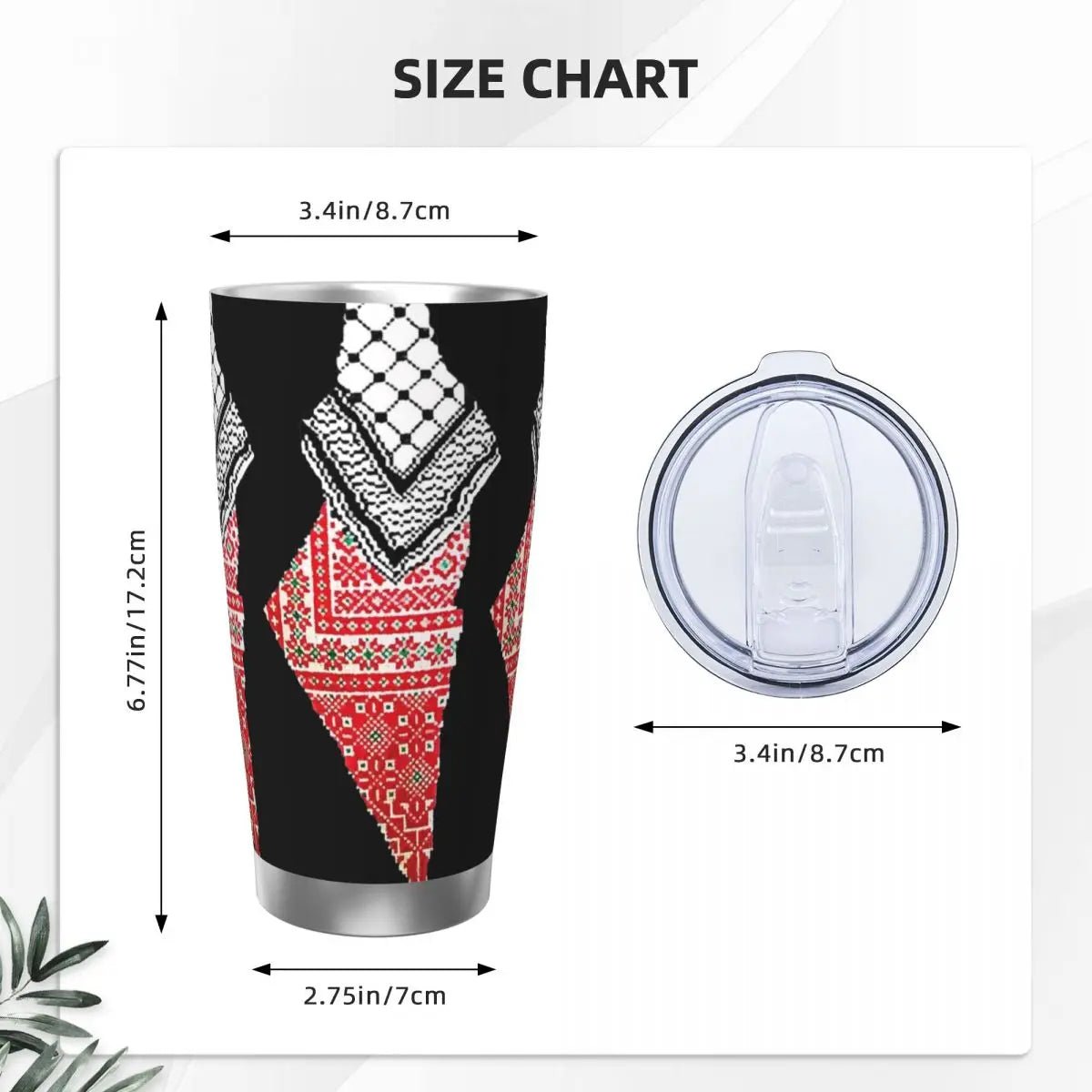 Palestinian Keffiyeh Map Palestine Land Insulated Tumbler with Lid Vacuum Thermal Mug Office Home Thermos Bottle Cup, 20oz - Fiesta VellorePalestinian Keffiyeh Map Palestine Land Insulated Tumbler with Lid Vacuum Thermal Mug Office Home Thermos Bottle Cup, 20ozFiesta VelloreFiesta Vellore175190903;20251224;1766599891DKjRf2 Straw Set20 OZSf1426bf969894acb81dc7fbd5df6f15bS
