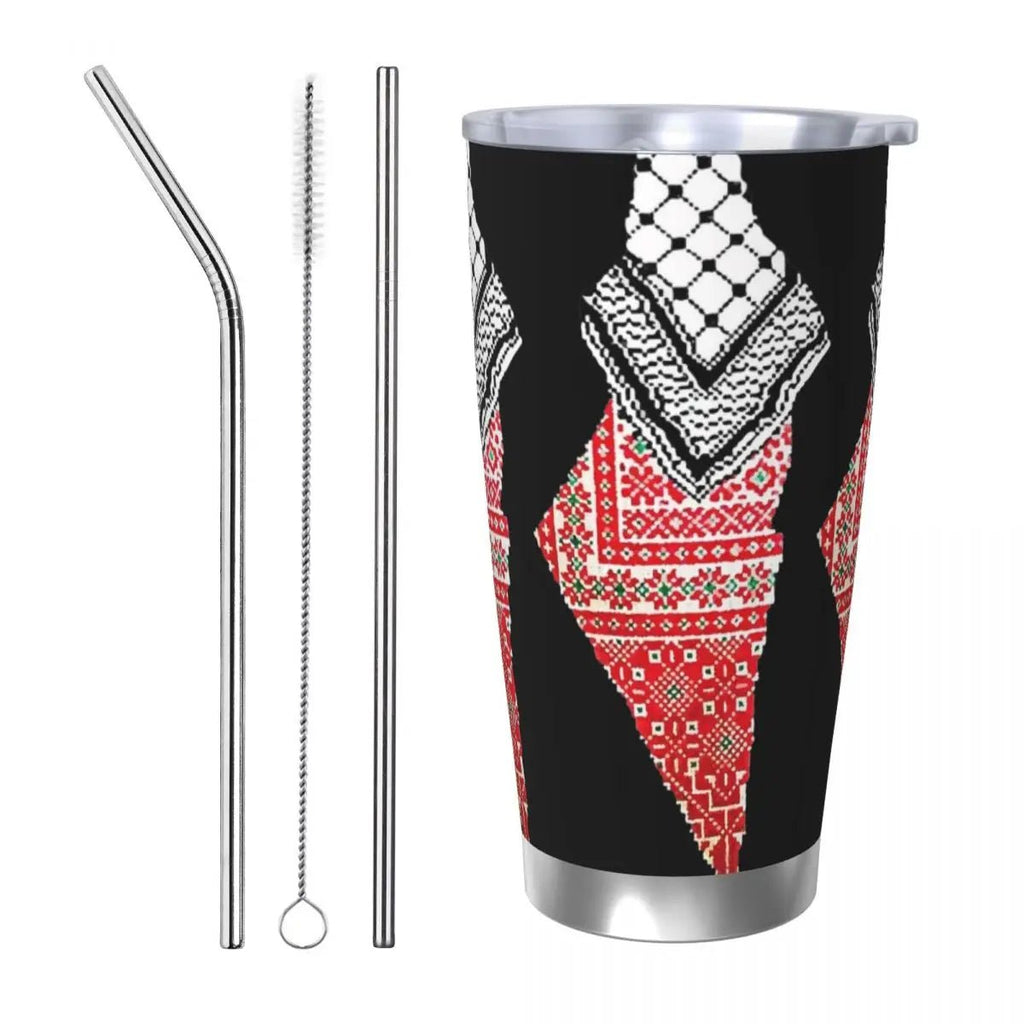 Palestinian Keffiyeh Map Palestine Land Insulated Tumbler with Lid Vacuum Thermal Mug Office Home Thermos Bottle Cup, 20oz - Fiesta VellorePalestinian Keffiyeh Map Palestine Land Insulated Tumbler with Lid Vacuum Thermal Mug Office Home Thermos Bottle Cup, 20ozFiesta VelloreFiesta Vellore175190901;20251224;1766599891Dymtw3 Straw Set20 OZS2b48d0532f8842cc85026eb01f9242d2O