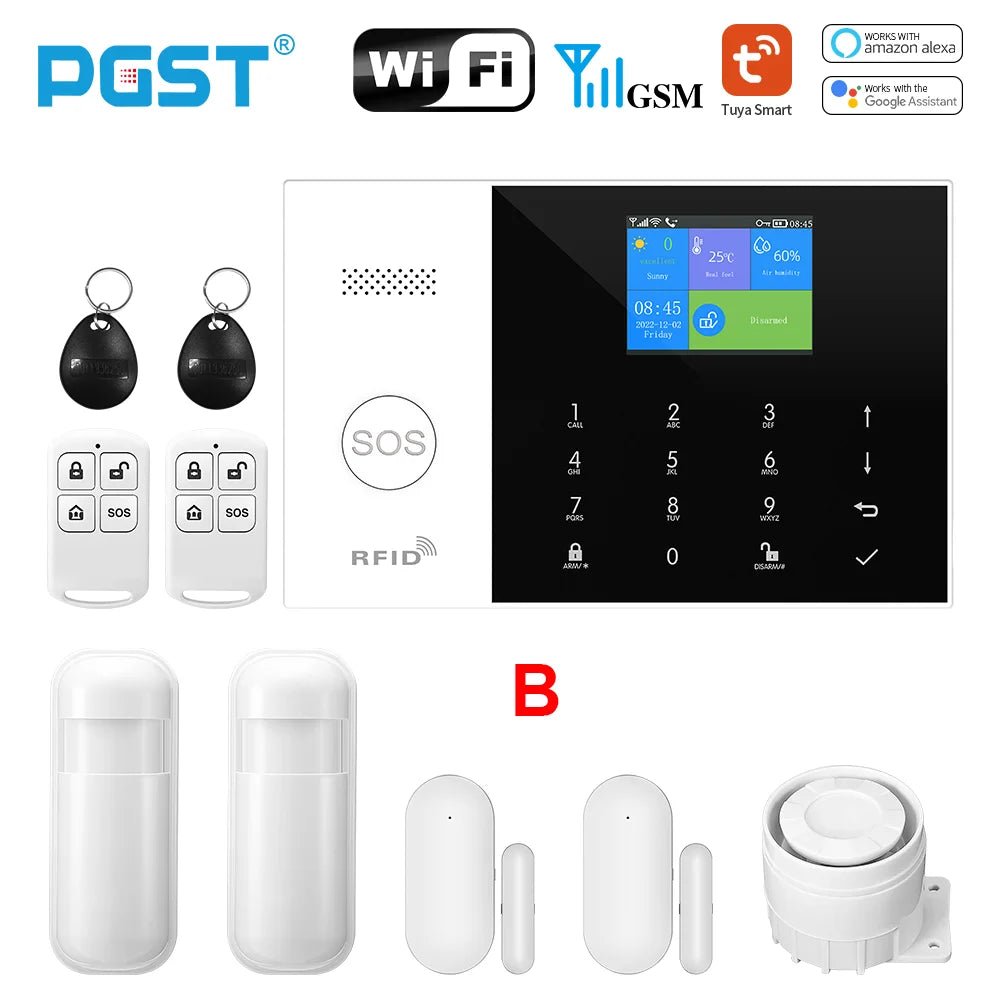 PGST Residential Tuya Smart Gsm Wifi Alarm System for Home Wireless Security Alarm House Smart Life App Control work with ALexa - Fiesta VellorePGST Residential Tuya Smart Gsm Wifi Alarm System for Home Wireless Security Alarm House Smart Life App Control work with ALexaFiesta VelloreFiesta Vellore175212129;20251225;1766621653Pc9eoBEU PlugS081ab9aa989947b082c93e9f1c2fc8316