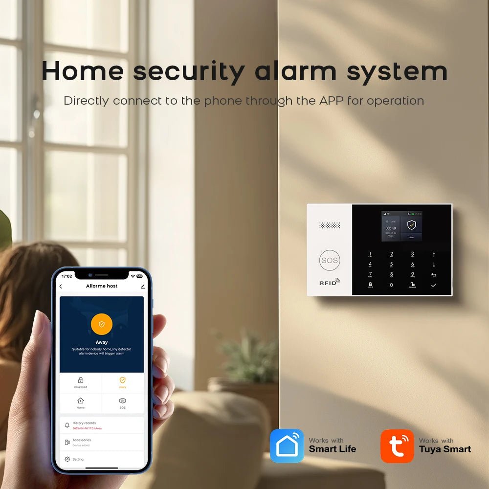 PGST Residential Tuya Smart Gsm Wifi Alarm System for Home Wireless Security Alarm House Smart Life App Control work with ALexa - Fiesta VellorePGST Residential Tuya Smart Gsm Wifi Alarm System for Home Wireless Security Alarm House Smart Life App Control work with ALexaFiesta VelloreFiesta Vellore175212120;20251225;17666216539IqRwMEU PlugSa175bd4e53f24fab80ac2d1d1ae5bc26D
