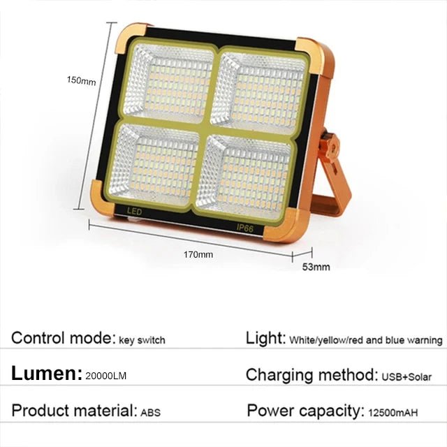 Portable Solar Lantern LED Tent Light Rechargeable Lantern Emergency Night Market Light Outdoor Camping Bulb Lamp - Fiesta VellorePortable Solar Lantern LED Tent Light Rechargeable Lantern Emergency Night Market Light Outdoor Camping Bulb LampFiesta VelloreFiesta Vellore175214204;20251225;1766621716cfzMU20000LMSc31160b908934df484030956fcf5c919v