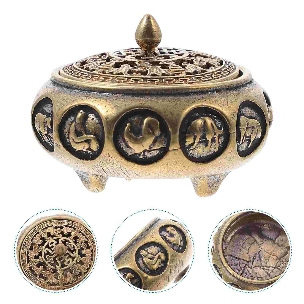 Pure Brass Chinese Zodiac Aromatherapy Incense Furnace Metal Censer Bowl Home Decor Bedroom Study Yoga Room Accessory - Fiesta VellorePure Brass Chinese Zodiac Aromatherapy Incense Furnace Metal Censer Bowl Home Decor Bedroom Study Yoga Room AccessoryFiesta VelloreFiesta Vellore175212233;20251225;1766621657jLb6IBronzeS31aae9f514fc480a95d71aa42fa9e1475