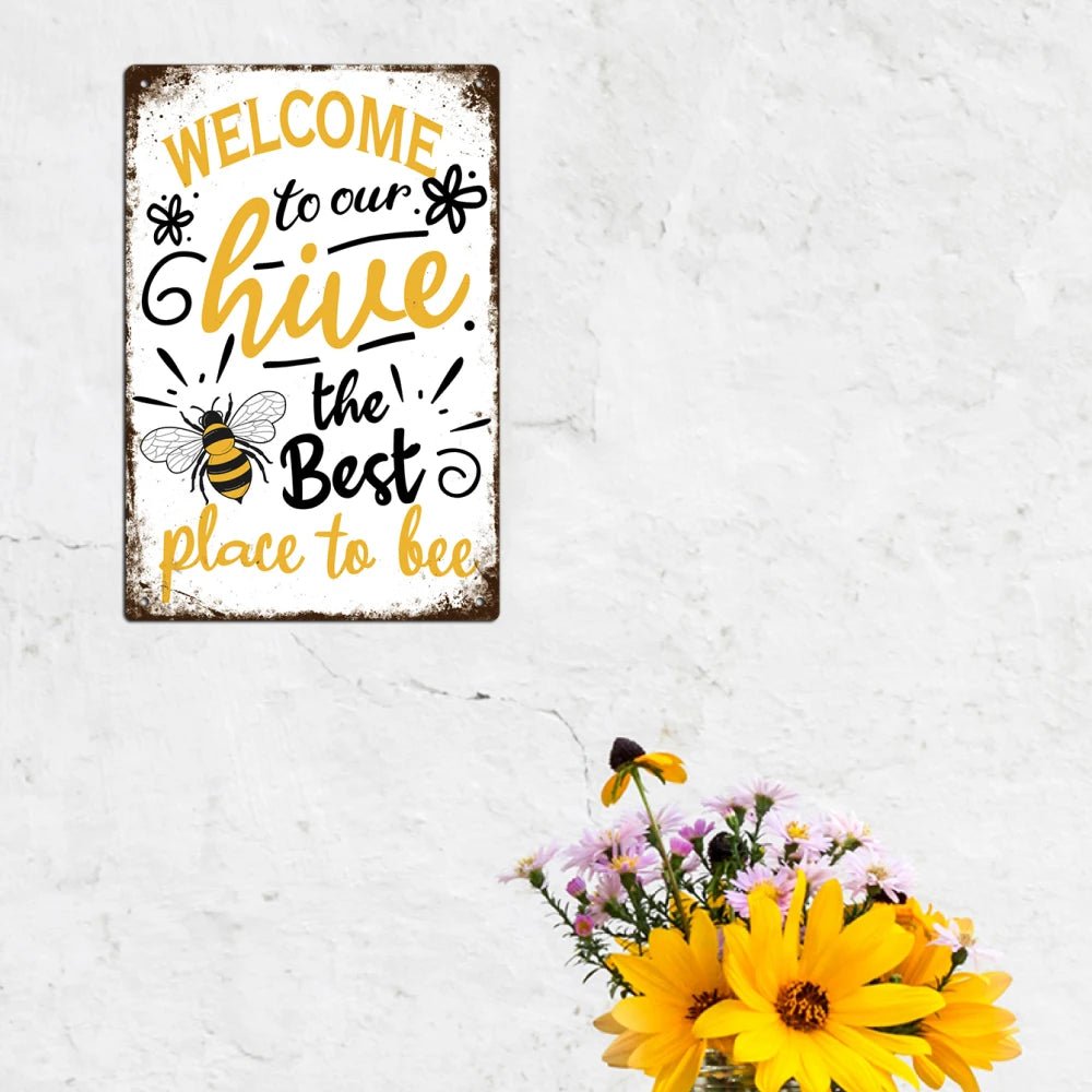 Putuo Decor Welcome Metal Signs, Tin Plaque Painting Retro Bee Decoration Plate Iron Wall Art Decor for Home Bedroom Farm - Fiesta VellorePutuo Decor Welcome Metal Signs, Tin Plaque Painting Retro Bee Decoration Plate Iron Wall Art Decor for Home Bedroom FarmFiesta VelloreFiesta Vellore175212549;20251225;1766621665WePtk20x30cmM001MT - 0000475United StatesS000d1c13104c486084e8c859d1e0dfb8r