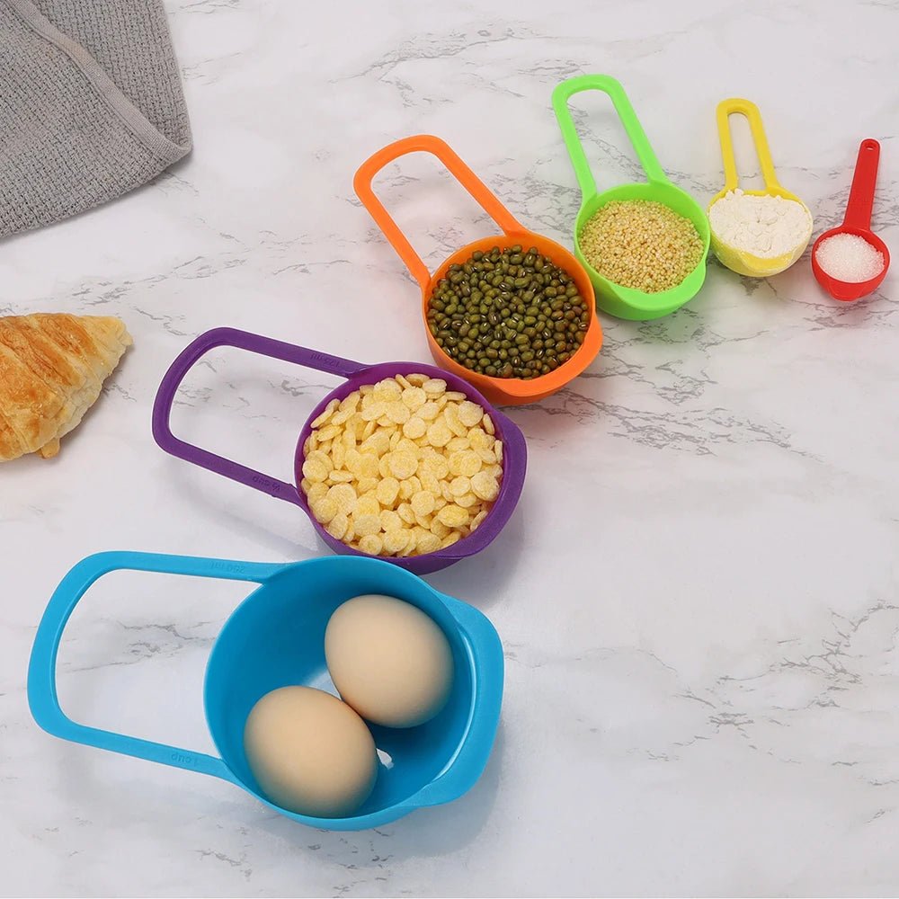 Rainbow Measuring Cup Colored Plastic Flour Measuring Spoon Scale Measuring Spoon Set Baking Accessories Kitchen Tools - Fiesta VelloreRainbow Measuring Cup Colored Plastic Flour Measuring Spoon Scale Measuring Spoon Set Baking Accessories Kitchen ToolsFiesta VelloreFiesta Vellore175212686;20251225;1766621675DUgY9Random color 1pcS5e47251e704941b595268c5363e216f07