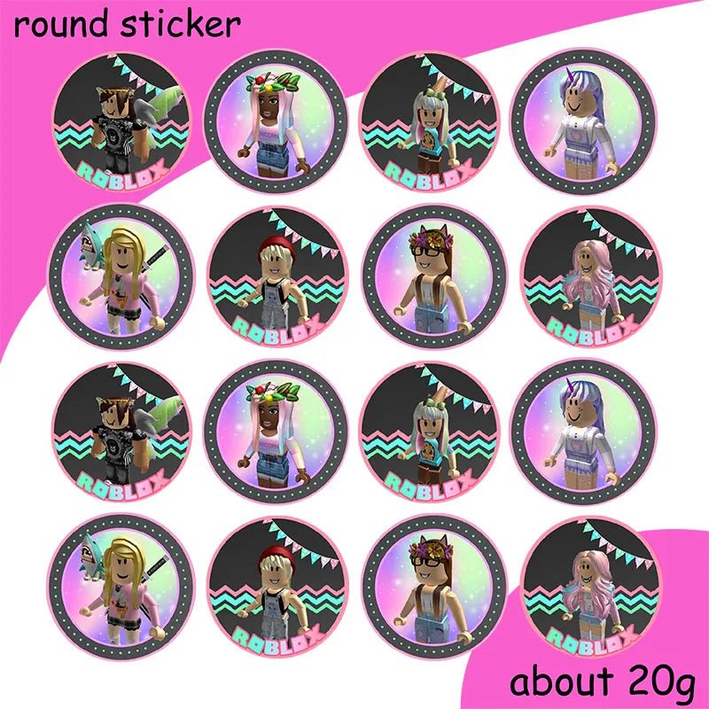 Roblox Girl Decorations for Purple pink Party Banner Birthday Balloons Tablecloths Cake Topper Napkins Tableware Kid Gift Supply - Fiesta VelloreRoblox Girl Decorations for Purple pink Party Banner Birthday Balloons Tablecloths Cake Topper Napkins Tableware Kid Gift SupplyFiesta VelloreFiesta Vellore175214585;20251225;1766621745aZghe5CM - 35piecesS358b676dc15a4212a95a19cacb1d4ca27