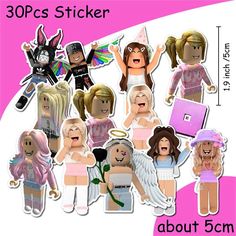 Roblox Girl Decorations for Purple pink Party Banner Birthday Balloons Tablecloths Cake Topper Napkins Tableware Kid Gift Supply - Fiesta VelloreRoblox Girl Decorations for Purple pink Party Banner Birthday Balloons Tablecloths Cake Topper Napkins Tableware Kid Gift SupplyFiesta VelloreFiesta Vellore175214590;20251225;1766621745HBOr1sticker 30pcsSa2491a0a9dd94cae88cefc6a9bdea444H