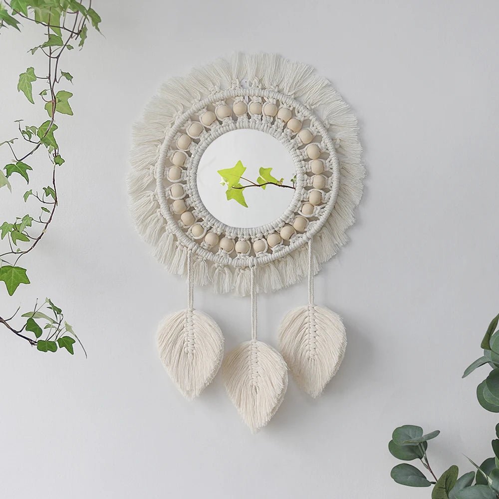 Round Mirror Wall Decor Macrame Boho Room Decor Wall Mirrors for Living Room Bedroom Decoration Mirror Bathroom Home Decoration - Fiesta VelloreRound Mirror Wall Decor Macrame Boho Room Decor Wall Mirrors for Living Room Bedroom Decoration Mirror Bathroom Home DecorationFiesta VelloreFiesta Vellore175212263;20251225;1766621658lAPZEround mirror M0404Sfc534e87938c4cf79034a5d6f7dec5beJ