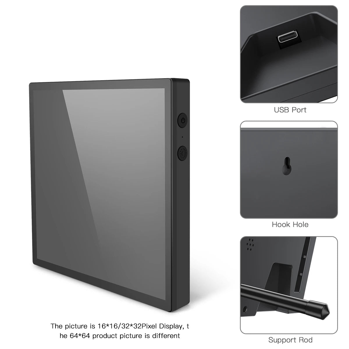 Smart Dynamic Pixel RGB LED Display Screens LED Matrix Pixel Display Devices Desktop Decorative Light Bedside USB Bluetooth Ligh - Fiesta VelloreSmart Dynamic Pixel RGB LED Display Screens LED Matrix Pixel Display Devices Desktop Decorative Light Bedside USB Bluetooth LighFiesta VelloreFiesta Vellore175212113;20251225;17666216525DjpN64 x 64 PixelsS793b97f0f2f745078bf5060da0875421u