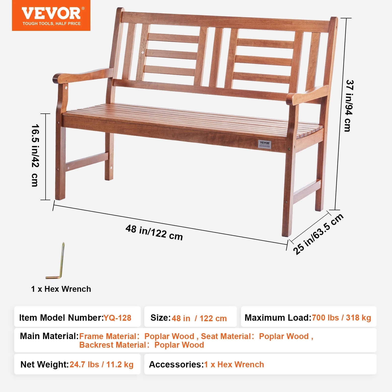 SucceBuy Outdoor Bench Wooden Metal Garden Bench for Outdoors 480 lbs Load Capacity Bench Outdoor Garden Park Bench - Fiesta VelloreSucceBuy Outdoor Bench Wooden Metal Garden Bench for Outdoors 480 lbs Load Capacity Bench Outdoor Garden Park BenchFiesta VelloreFiesta Vellore175213979;20251225;1766621711vMkffWooden 48 InchescanadaS98f93dc6b5f549ac8b453eb6b371b320z