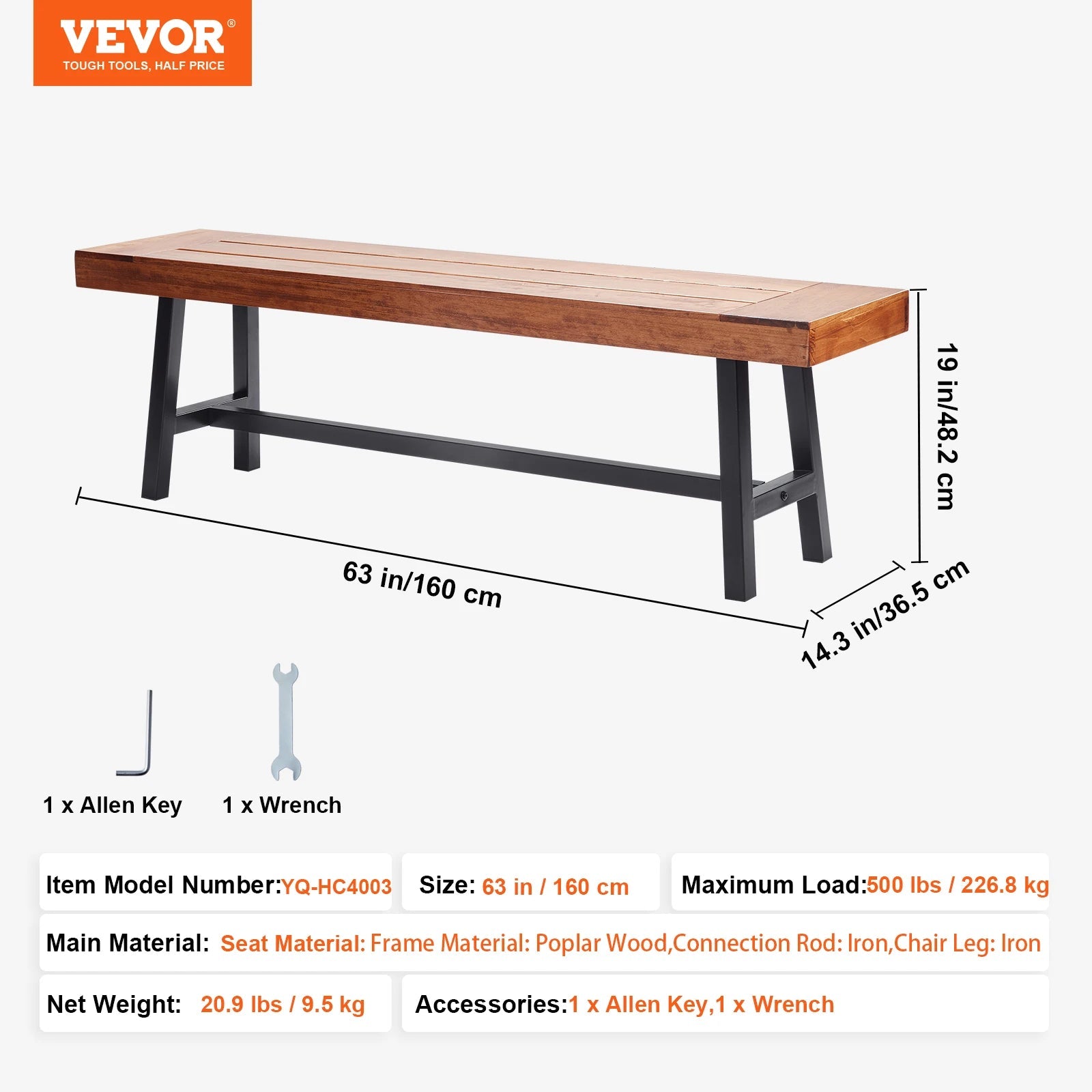 SucceBuy Outdoor Bench Wooden Metal Garden Bench for Outdoors 480 lbs Load Capacity Bench Outdoor Garden Park Bench - Fiesta VelloreSucceBuy Outdoor Bench Wooden Metal Garden Bench for Outdoors 480 lbs Load Capacity Bench Outdoor Garden Park BenchFiesta VelloreFiesta Vellore175213968;20251225;1766621711B5QCFWooden 63 InchescanadaScfe91ecdfcca46c4994d4661c8d69e0dL