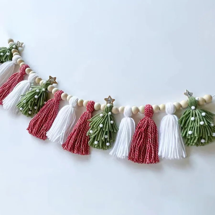 Tassel Decoration Banner Bohemian Style Christmas Decoration Fireplace Wall Hanging Home Decoration Pendant Winter Party Decor - Fiesta VelloreTassel Decoration Banner Bohemian Style Christmas Decoration Fireplace Wall Hanging Home Decoration Pendant Winter Party DecorFiesta VelloreFiesta Vellore175214584;20251225;1766621745P8UrXstyleS7889b845f1d14875822514d3d9ae5164Y