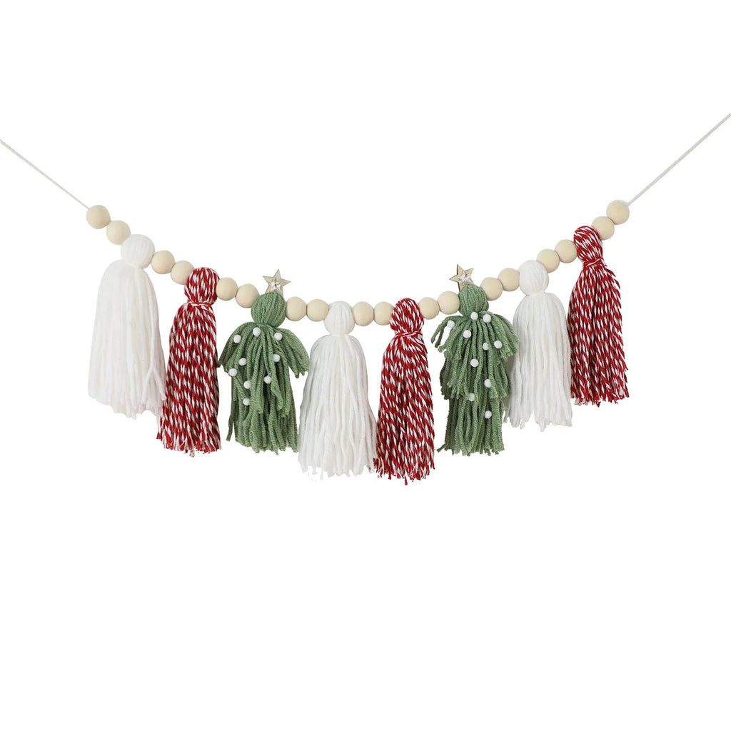 Tassel Decoration Banner Bohemian Style Christmas Decoration Fireplace Wall Hanging Home Decoration Pendant Winter Party Decor - Fiesta VelloreTassel Decoration Banner Bohemian Style Christmas Decoration Fireplace Wall Hanging Home Decoration Pendant Winter Party DecorFiesta VelloreFiesta Vellore175214584;20251225;1766621745P8UrXstyleSe6a23f41368545c19ba68d7a9bdbe188X