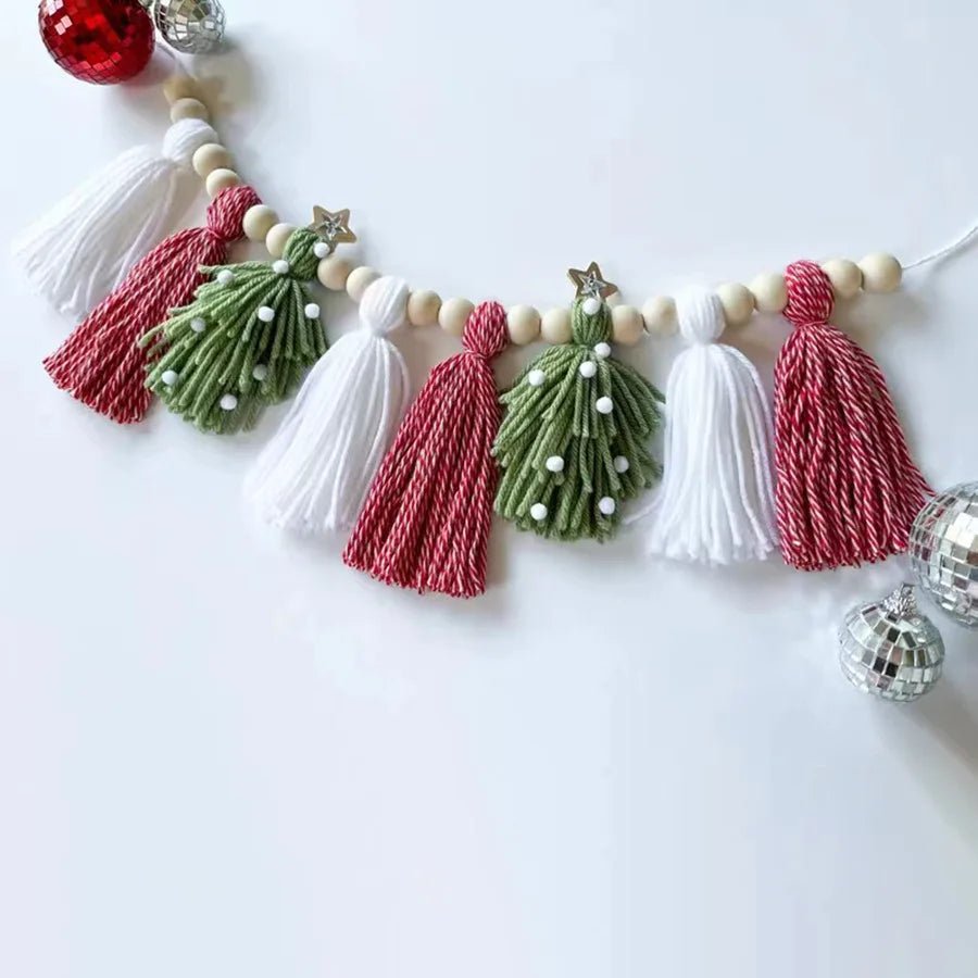 Tassel Decoration Banner Bohemian Style Christmas Decoration Fireplace Wall Hanging Home Decoration Pendant Winter Party Decor - Fiesta VelloreTassel Decoration Banner Bohemian Style Christmas Decoration Fireplace Wall Hanging Home Decoration Pendant Winter Party DecorFiesta VelloreFiesta Vellore175214584;20251225;1766621745P8UrXstyleS52d7412ab3304c58a6c3c6cd45df86e2H