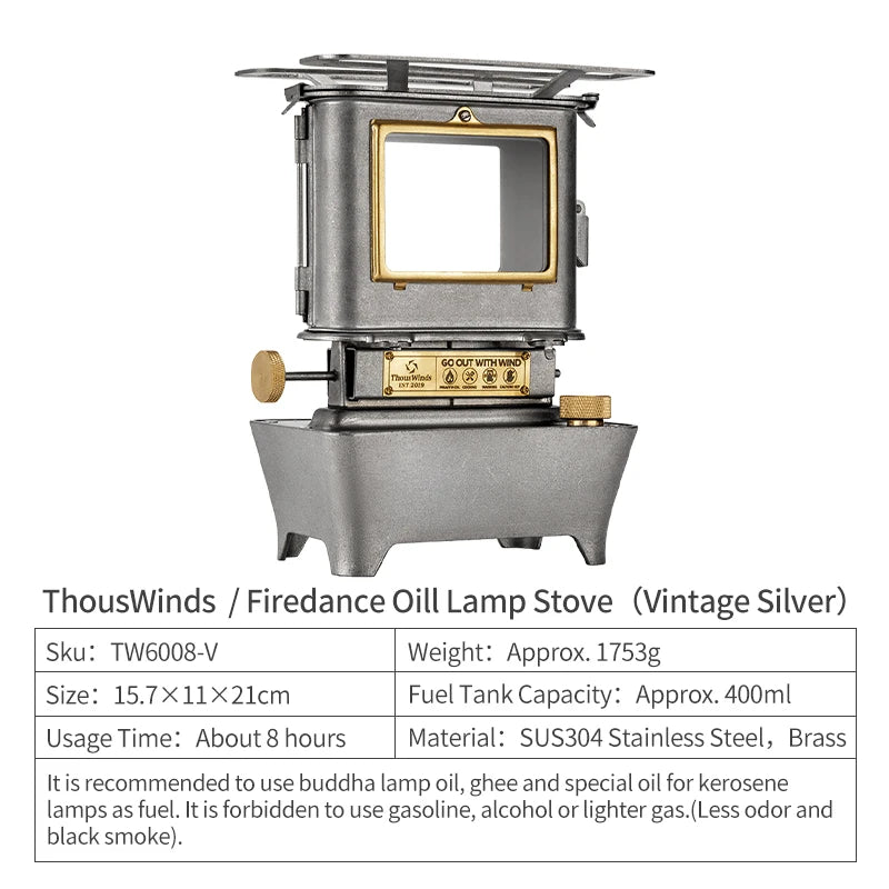 Thous Winds Firedance Oil Lamp Stove Portable Outdoor Retro Camping Lantern Emotion Lights Burner Stove Camping Supplies - Fiesta VelloreThous Winds Firedance Oil Lamp Stove Portable Outdoor Retro Camping Lantern Emotion Lights Burner Stove Camping SuppliesFiesta VelloreFiesta Vellore175214264;20251225;1766621721IqIZnTW6008 - VS812d9c3527ab4c15a3ef56c71d9f21beD